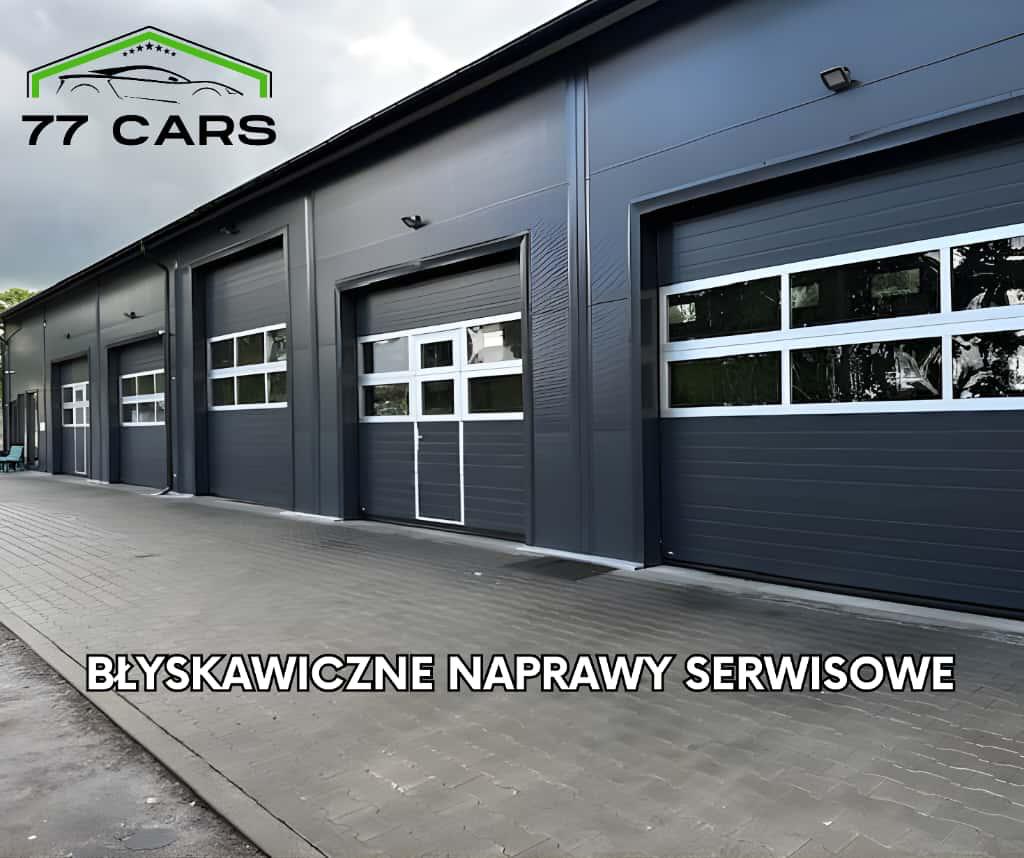 Hala serwisowa 77 CARS — blacharstwo i lakiernictwo Warszawa